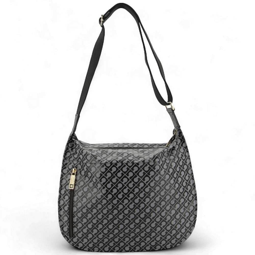 GHERARDINI Gherardini Borsa a tracolla Granite Donna Tessuto Softy Nero - GH0260-GRA - 6