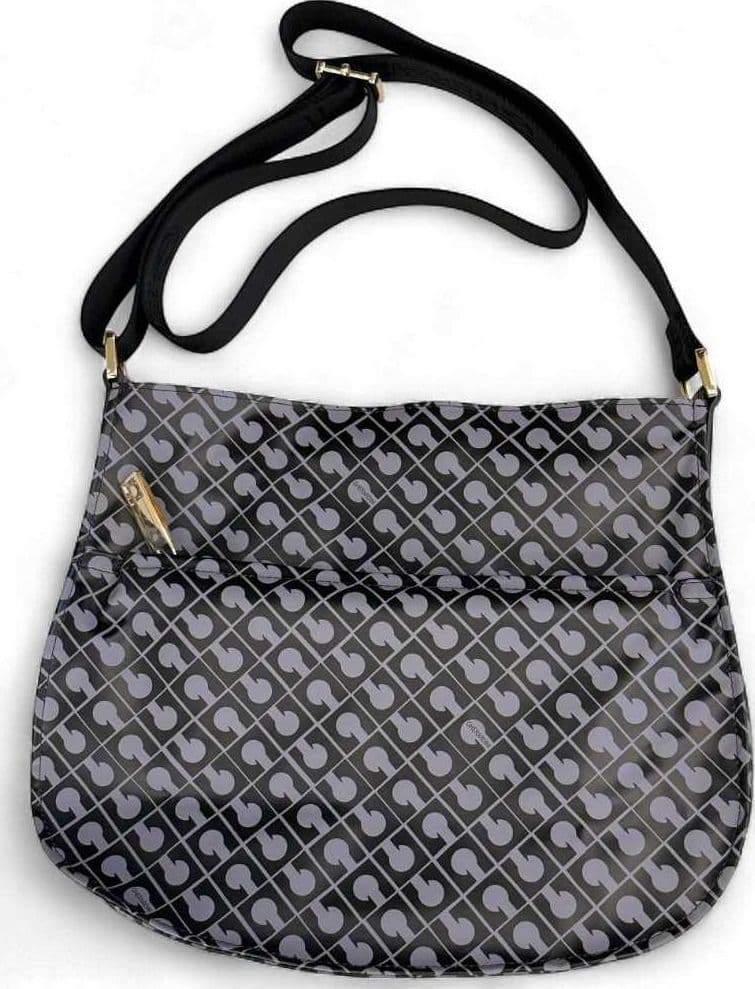 GHERARDINI Gherardini Borsa a tracolla Granite Donna Tessuto Softy Nero - GH0261-GRA - 2