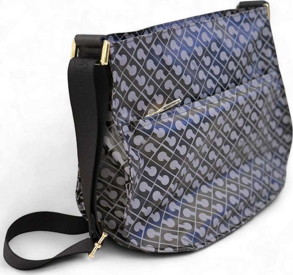 GHERARDINI Gherardini Borsa a tracolla Granite Donna Tessuto Softy Nero - GH0261-GRA - 6