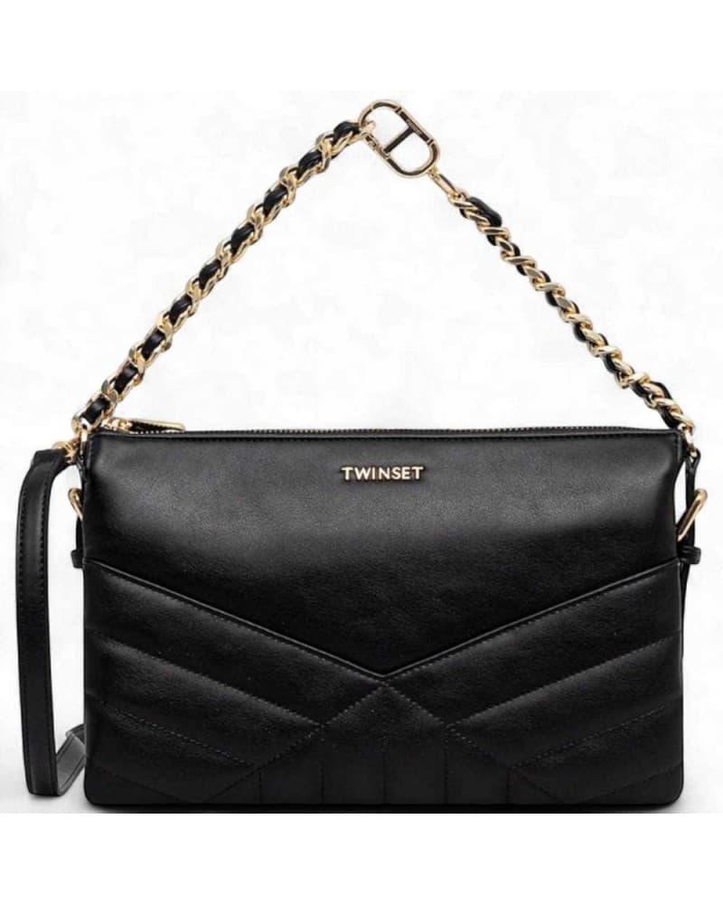 TWIN-SET Twin-Set Borsa a tracolla Donna Nero - 252TB7322-00006 - 9