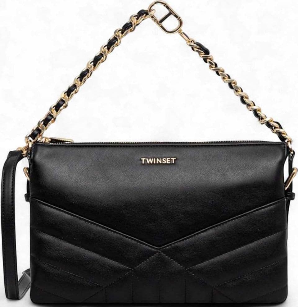 TWIN-SET Twin-Set Borsa a tracolla Donna Nero - 252TB7322-00006 - 2