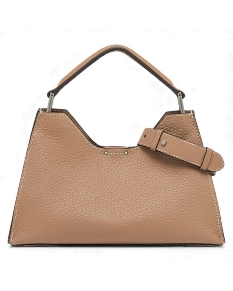 GIANNI CHIARINI Borsa Aura Small  Pelle Clay - 12315RNGDBLT.U.5313 - 9