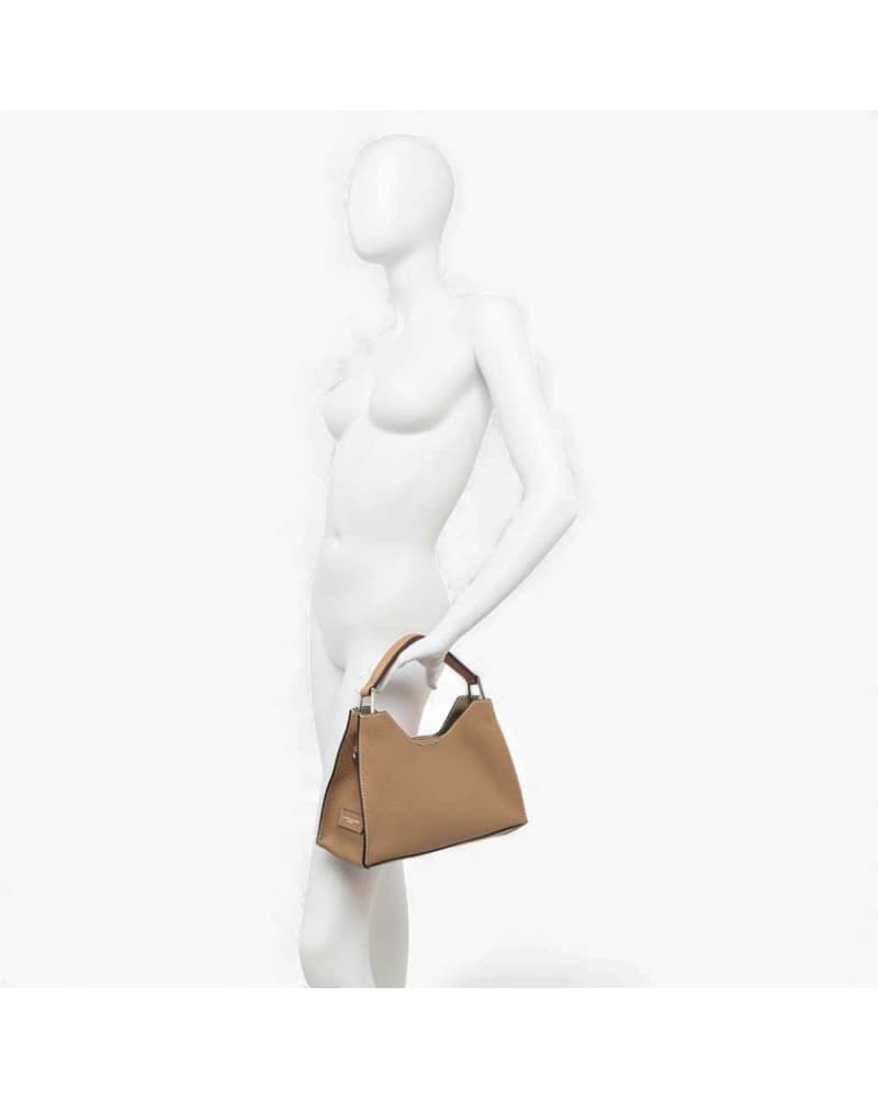 GIANNI CHIARINI Borsa Aura Small  Pelle Clay - 12315RNGDBLT.U.5313 - 3