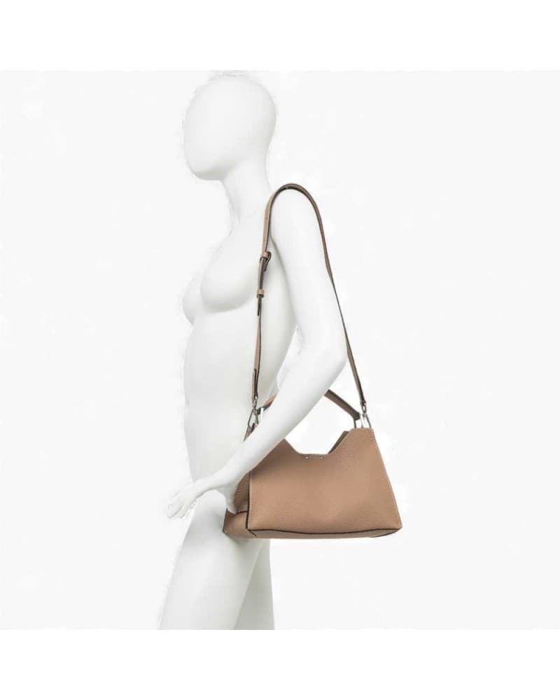 GIANNI CHIARINI Borsa Aura Small  Pelle Sabbia - 12315RNGDBLT.U.211 - 5