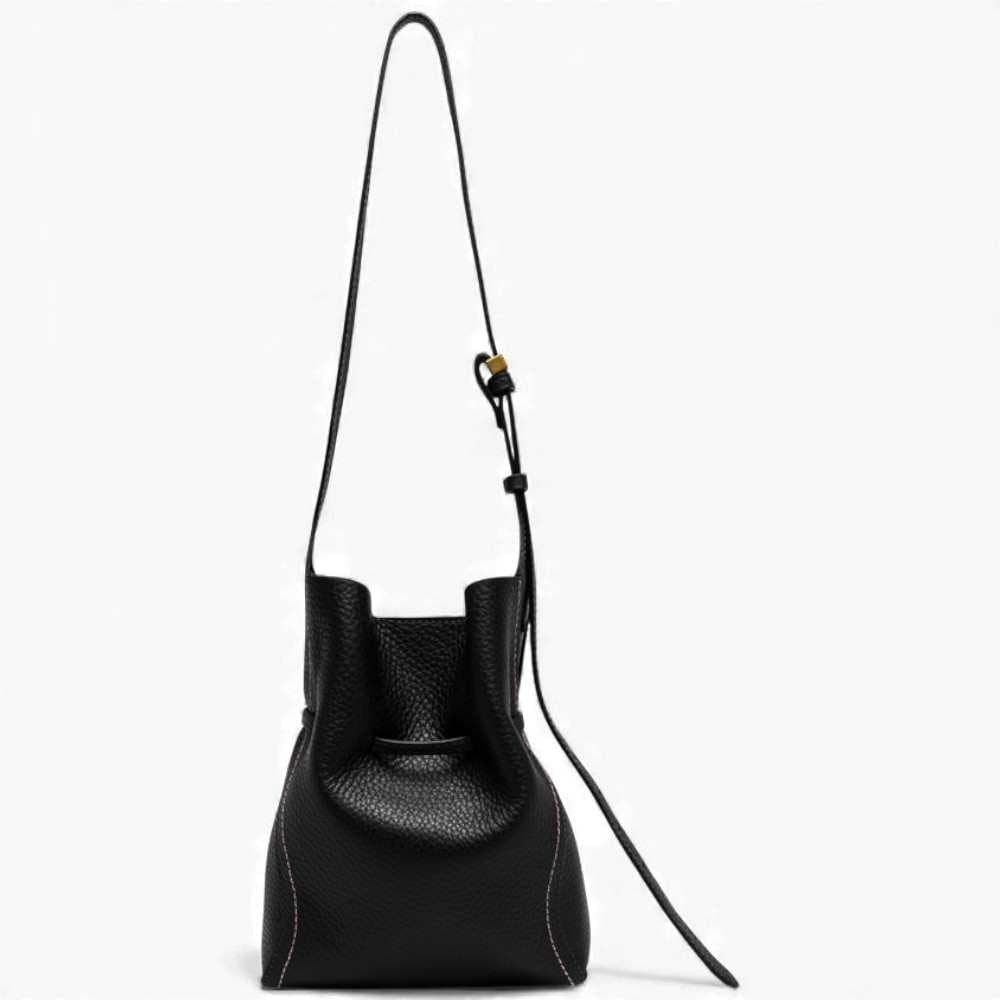 GIANNI CHIARINI Borsa Diletta Medium  Pelle Nero - 11786RNGDBLT.U.001 - 6