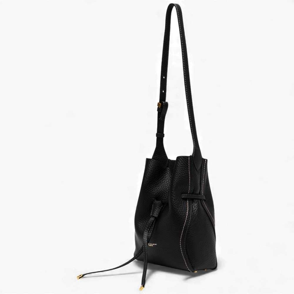 GIANNI CHIARINI Borsa Diletta Medium  Pelle Nero - 11786RNGDBLT.U.001 - 8