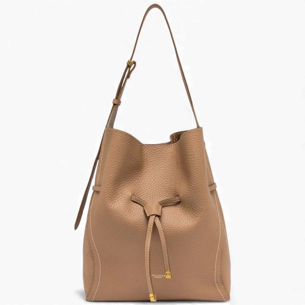GIANNI CHIARINI Borsa Diletta Small  Pelle Nero - 11787RNGDBLT.U.001 - 2