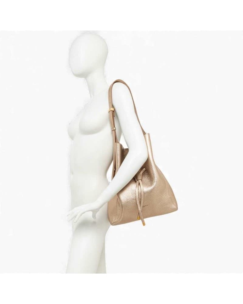 GIANNI CHIARINI Borsa Diletta Small  Pelle Nero - 11787RNGDBLT.U.001 - 3