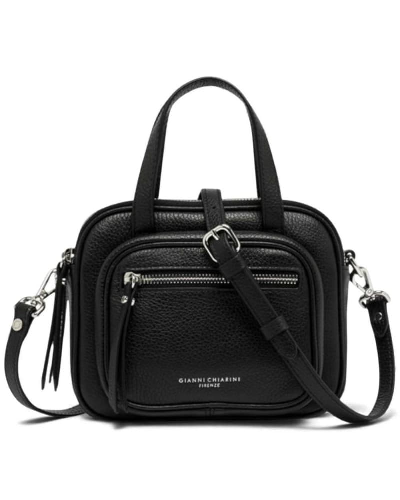GIANNI CHIARINI Borsa Dua Micro  Pelle Nero - 11805COMMGRN001 - 9