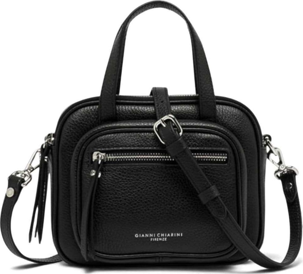 GIANNI CHIARINI Borsa Dua Micro  Pelle Nero - 11805COMMGRN001 - 2