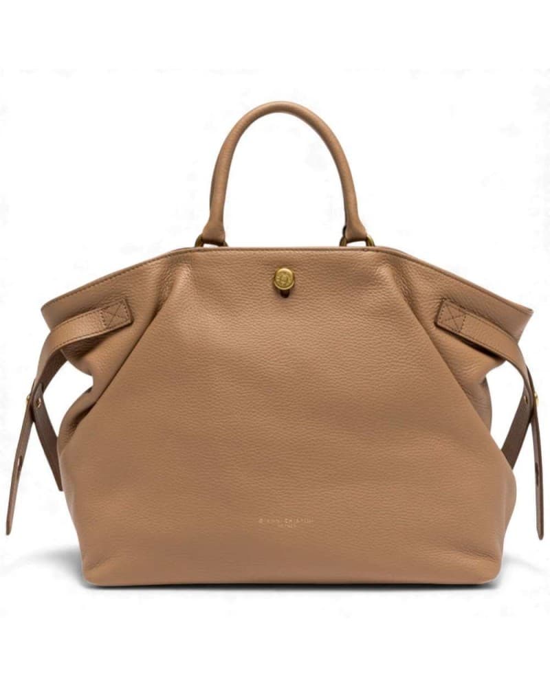 GIANNI CHIARINI Borsa Dua Mini  Pelle Clay - 11891COMMGRN5313 - 9