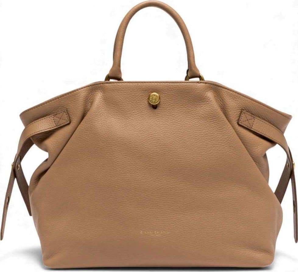 GIANNI CHIARINI Borsa Dua Mini  Pelle Clay - 11891COMMGRN5313 - 2