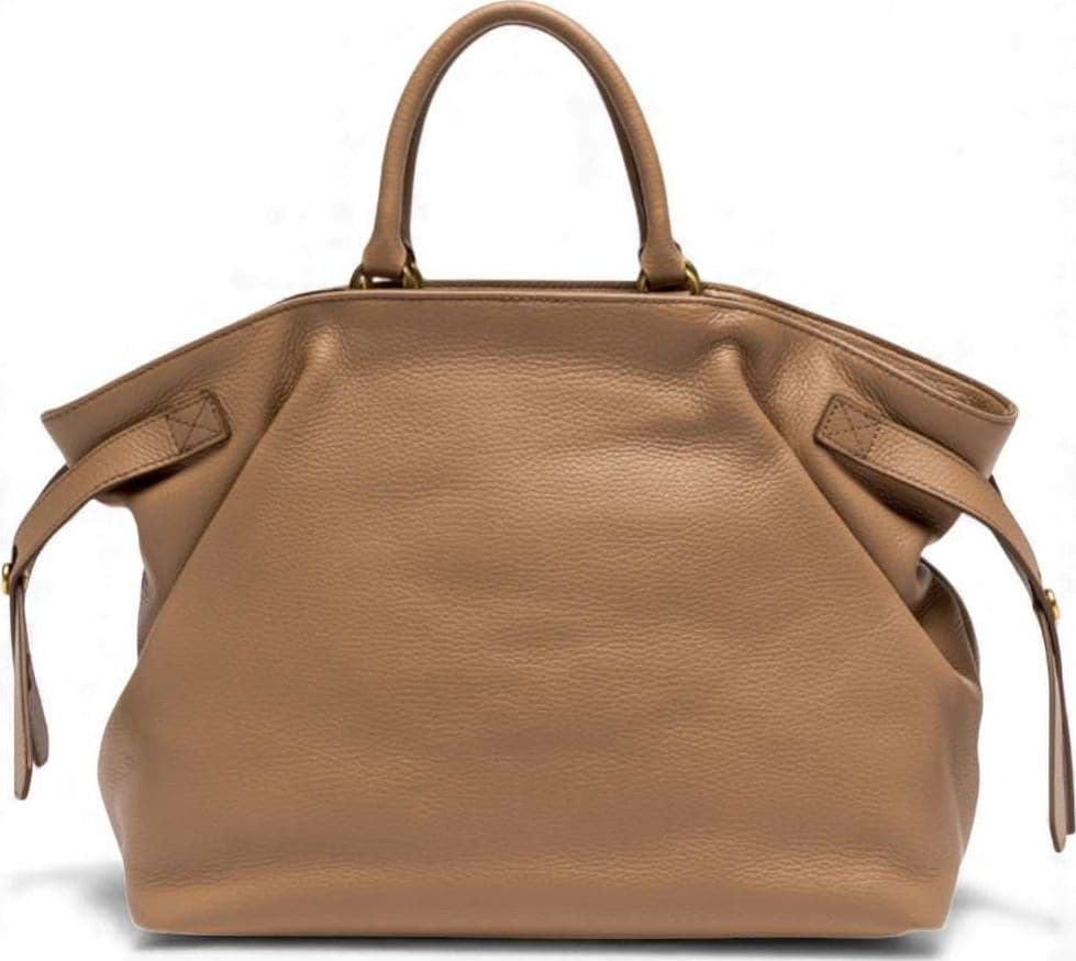 GIANNI CHIARINI Borsa Dua Mini  Pelle Clay - 11891COMMGRN5313 - 6