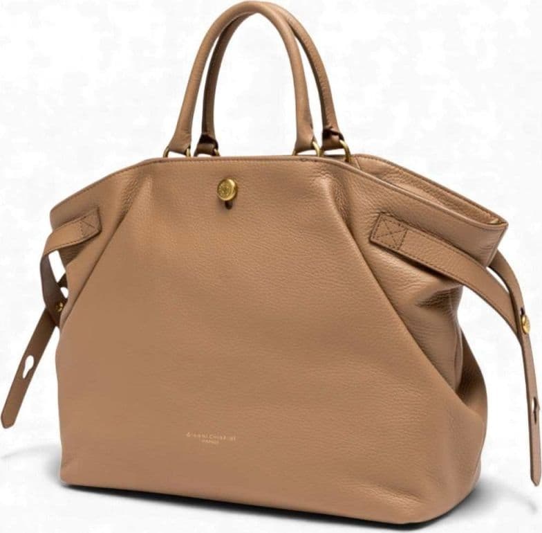 GIANNI CHIARINI Borsa Dua Mini  Pelle Clay - 11891COMMGRN5313 - 7