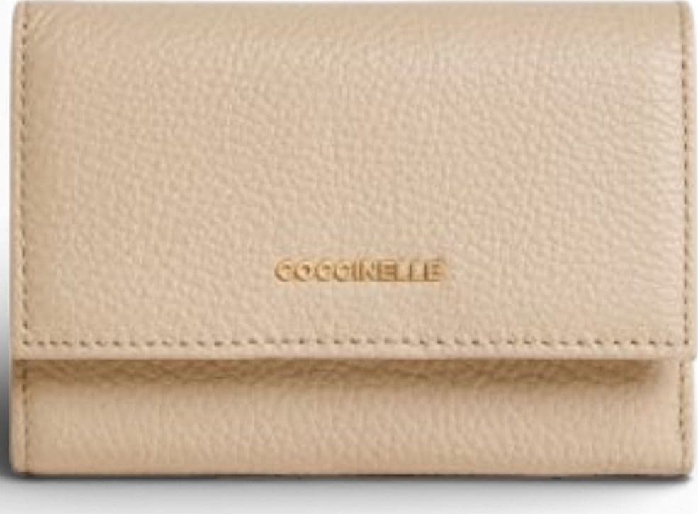 COCCINELLE Coccinelle Portafoglio Metallic Soft Donna Sabbia in Pelle - 2