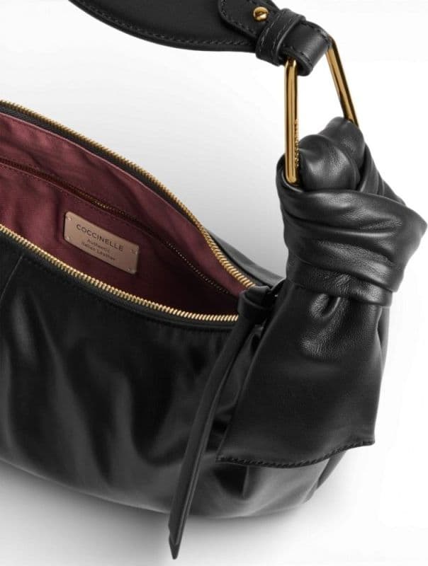 COCCINELLE Coccinelle Borsa a spalla Furoshiki Puffy Donna Nero in Pelle - 3