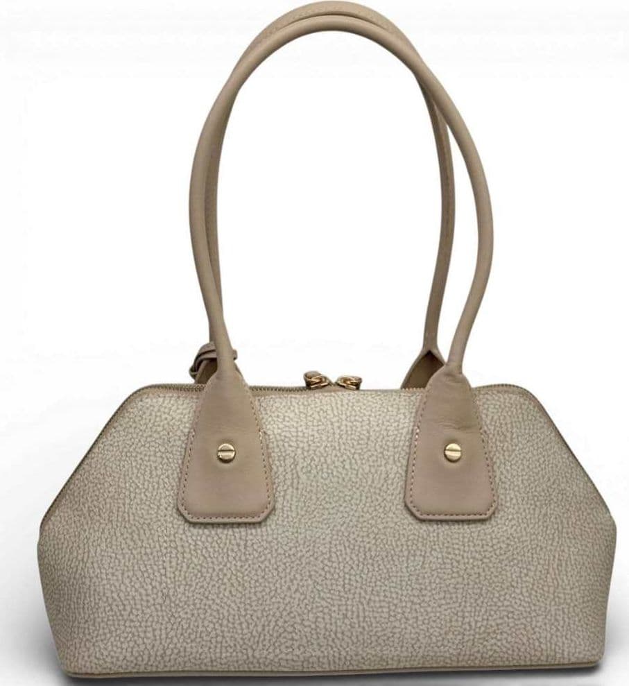 Borbonese Borsa Bauletto S. BORBONESE Sabbia - 91010248-0193-C75 - 6