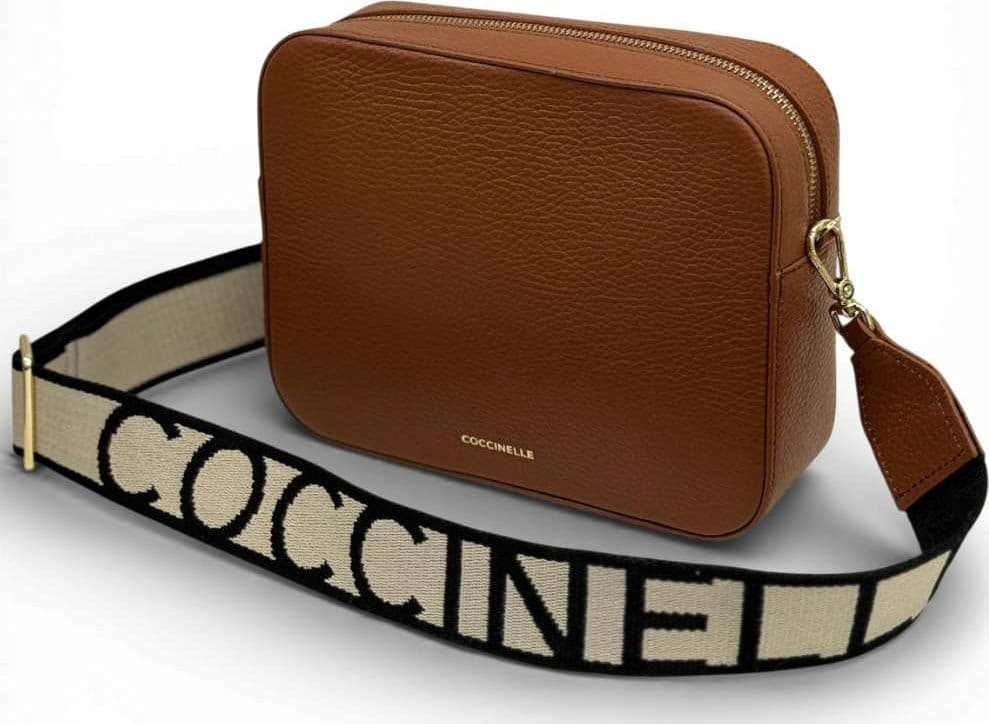 COCCINELLE Coccinelle Tracolla Tebe Donna Cognac in Pelle - 4