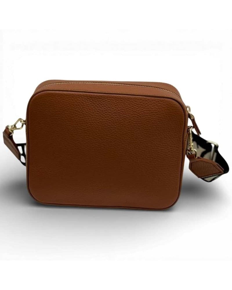 COCCINELLE Coccinelle Tracolla Tebe Donna Cognac in Pelle - 5