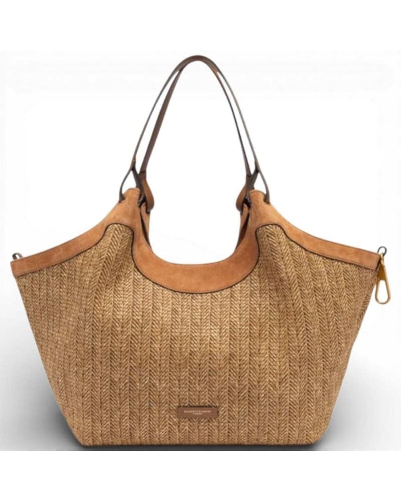 GIANNI CHIARINI Gianni Chiarini Borsa Dua Donna Cookie in Tessuto e Pelle - 7