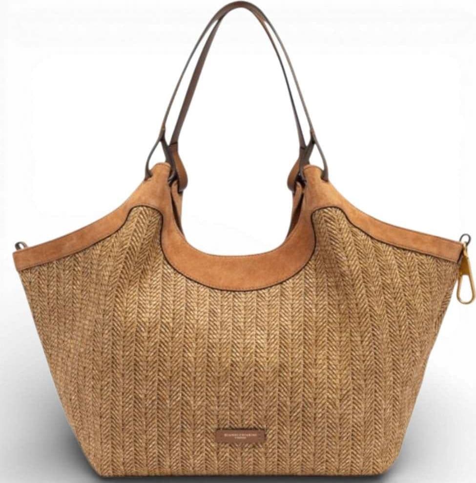 GIANNI CHIARINI Gianni Chiarini Borsa Dua Donna Cookie in Tessuto e Pelle - 2