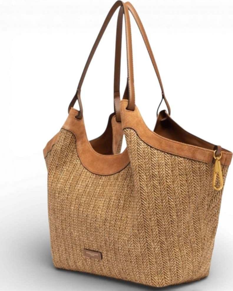 GIANNI CHIARINI Gianni Chiarini Borsa Dua Donna Cookie in Tessuto e Pelle - 4