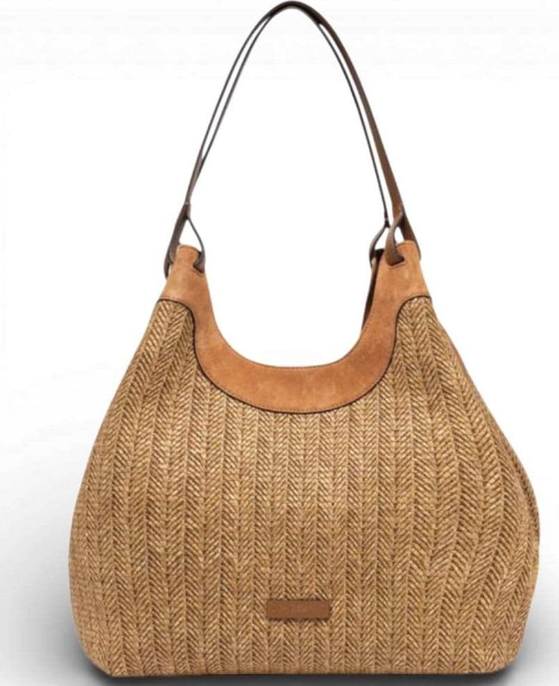 GIANNI CHIARINI Gianni Chiarini Borsa Dua Donna Cookie in Tessuto e Pelle - 6
