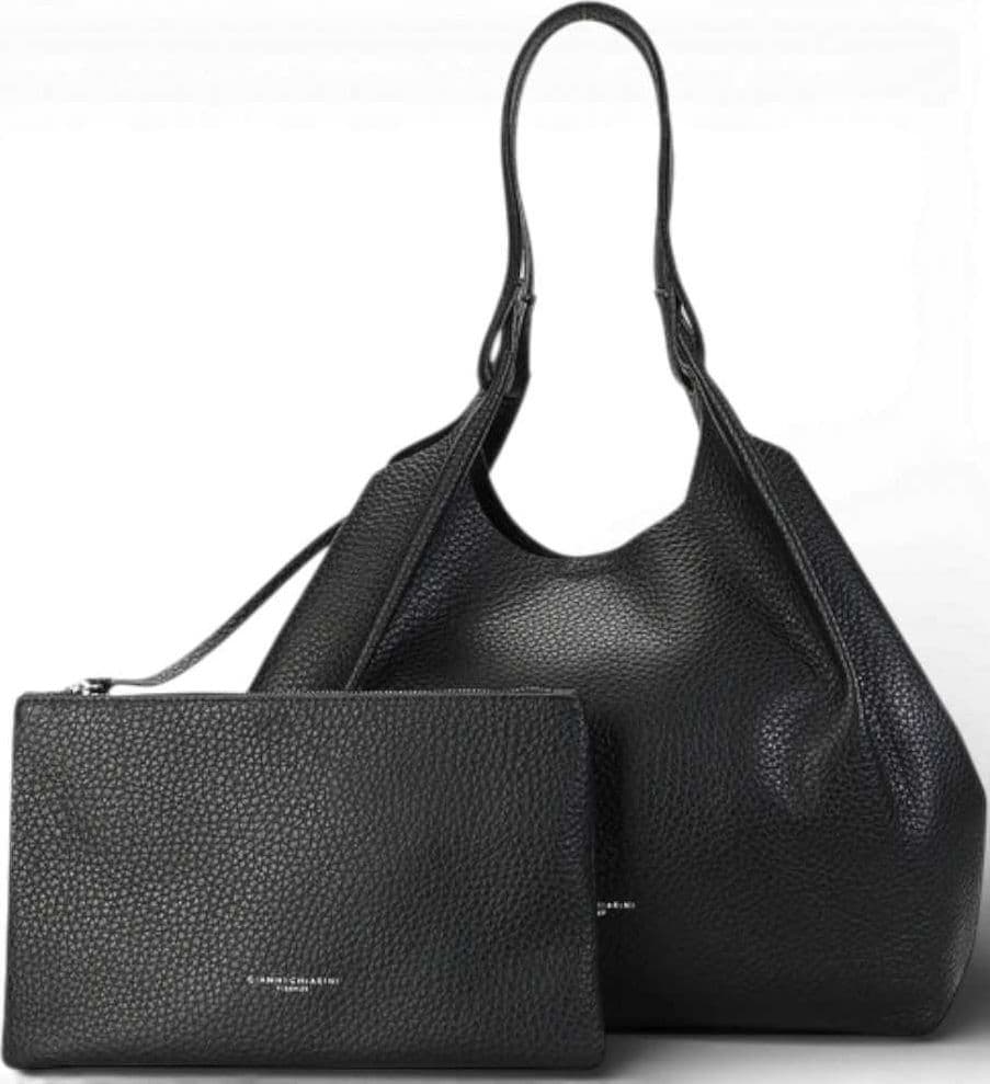 GIANNI CHIARINI Gianni Chiarini Borsa Dua Donna Nero in Pelle - 4