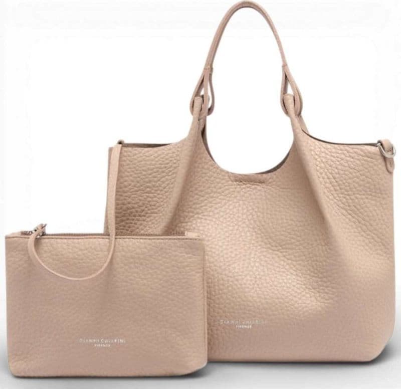 GIANNI CHIARINI Gianni Chiarini Borsa Dua Donna Pink Salt in Pelle - 3