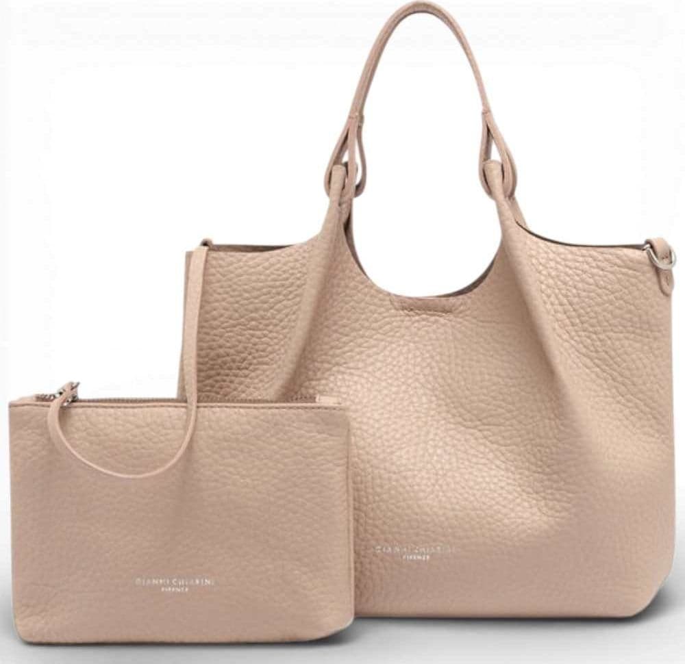 GIANNI CHIARINI Gianni Chiarini Borsa Dua Donna Pink Salt in Pelle - 4