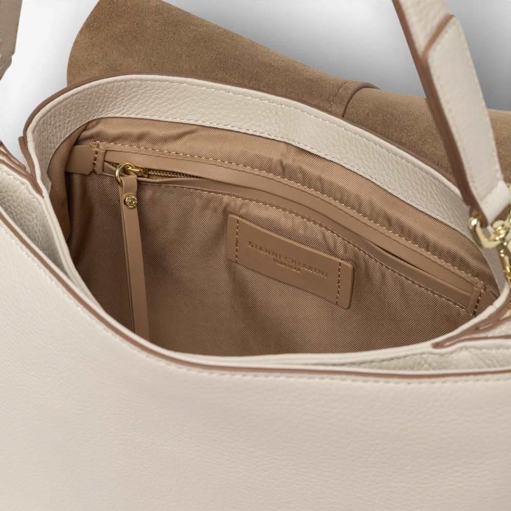 GIANNI CHIARINI Gianni Chiarini Borsa Helena Round Donna Marble in Pelle - 8