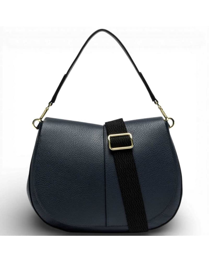 GIANNI CHIARINI Gianni Chiarini Borsa Helena Round Donna Navy in Pelle - 9