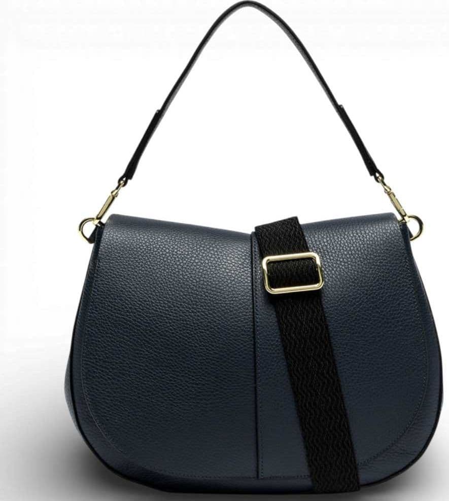 GIANNI CHIARINI Gianni Chiarini Borsa Helena Round Donna Navy in Pelle - 2