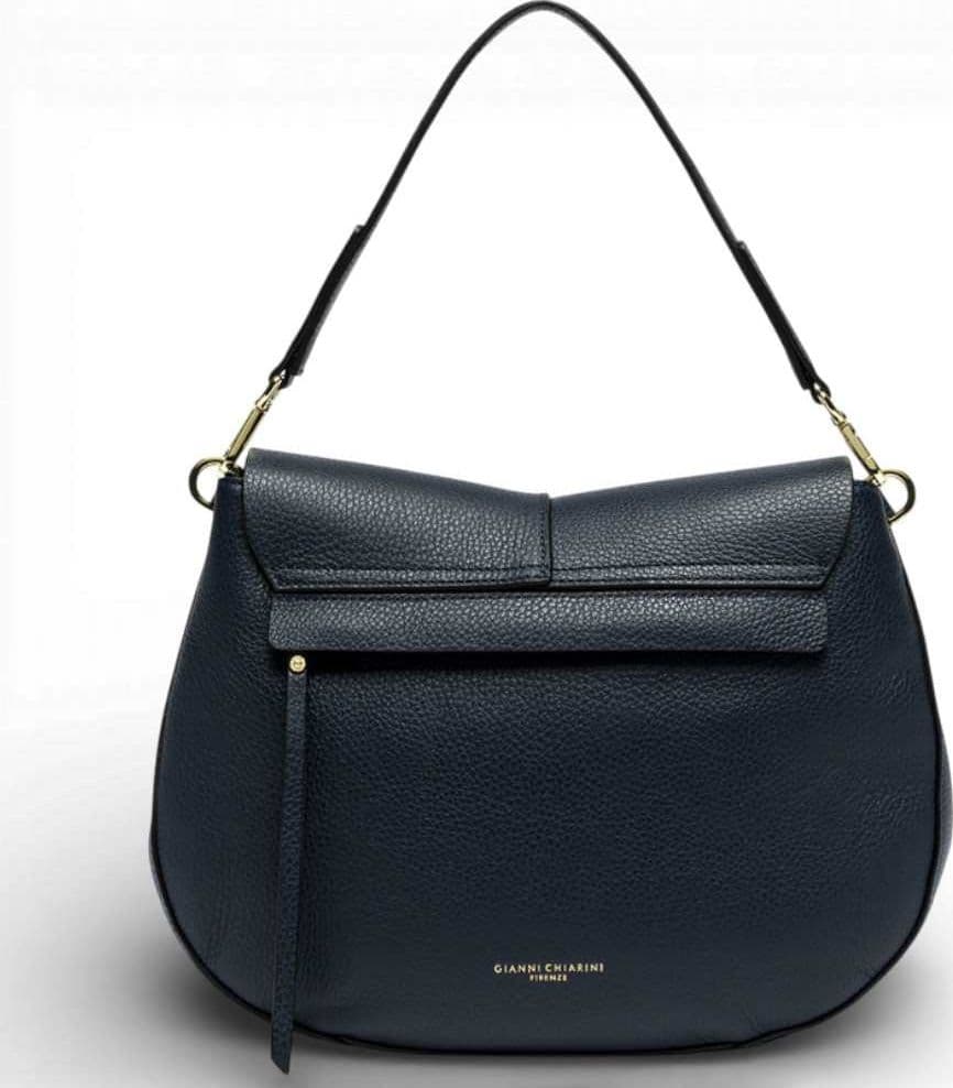 GIANNI CHIARINI Gianni Chiarini Borsa Helena Round Donna Navy in Pelle - 4