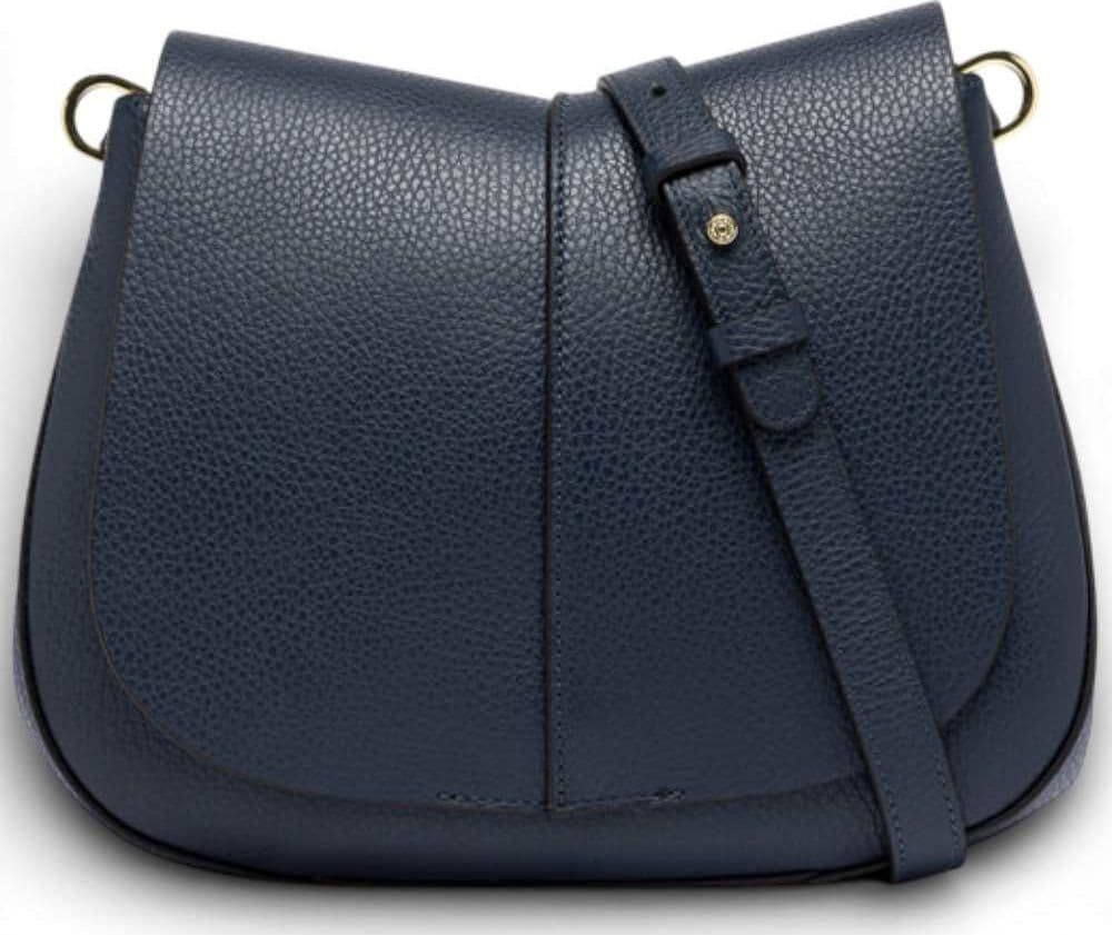 GIANNI CHIARINI Gianni Chiarini Borsa Helena Round Donna Navy in Pelle - 4