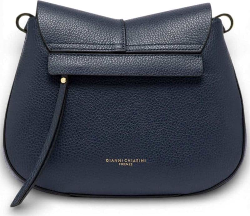 GIANNI CHIARINI Gianni Chiarini Borsa Helena Round Donna Navy in Pelle - 5