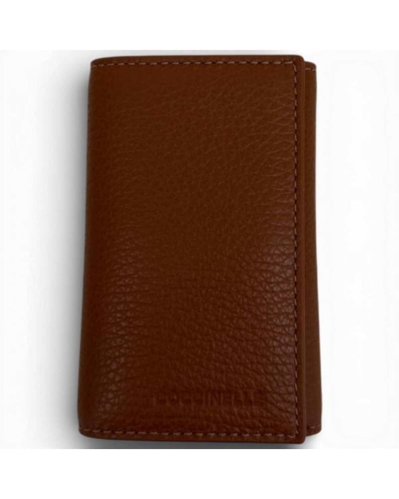 COCCINELLE Coccinelle Portachiavi Stg Soft Donna Cognac in Pelle - 9