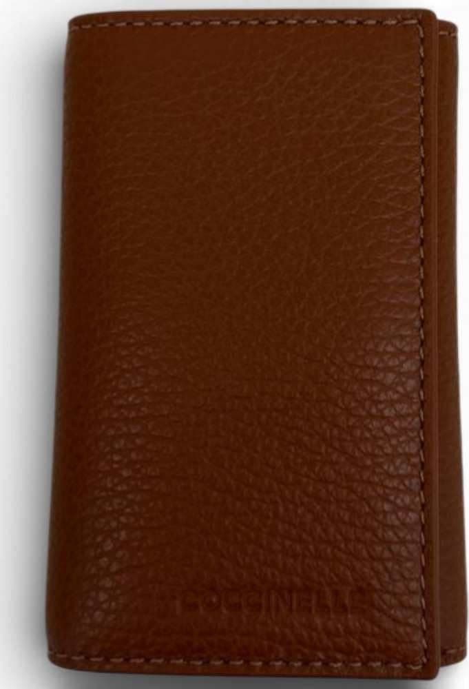 COCCINELLE Coccinelle Portachiavi Stg Soft Donna Cognac in Pelle - 2