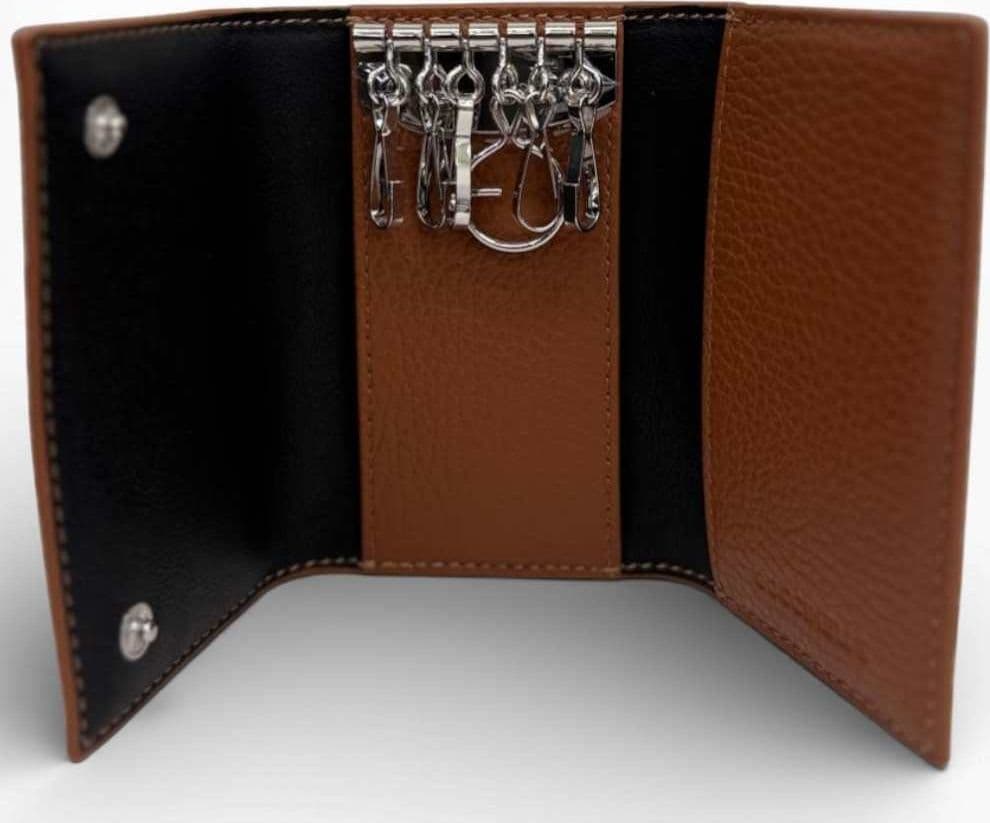 COCCINELLE Coccinelle Portachiavi Stg Soft Donna Cognac in Pelle - 8