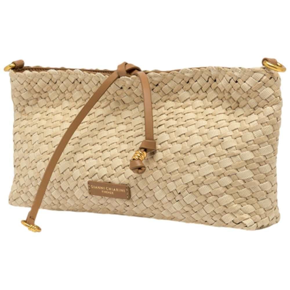 GIANNI CHIARINI Gianni Chiarini Borsa Mercy Donna Naturale in Paglia e Pelle - 4
