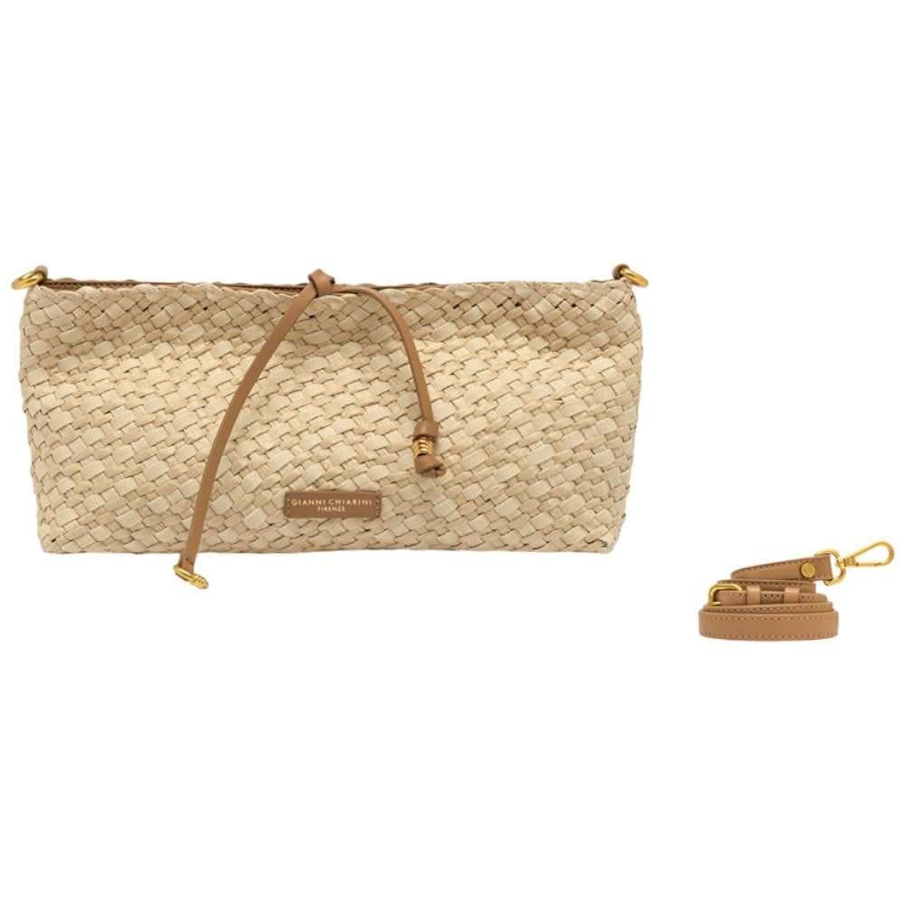 GIANNI CHIARINI Gianni Chiarini Borsa Mercy Donna Naturale in Paglia e Pelle - 6