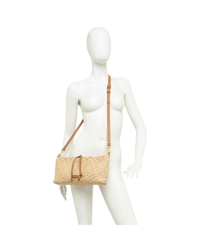 GIANNI CHIARINI Gianni Chiarini Borsa Mercy Donna Naturale in Paglia e Pelle - 7