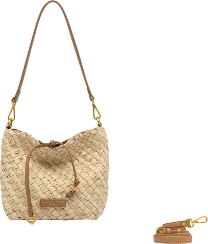GIANNI CHIARINI Gianni Chiarini Borsa Mercy Donna Naturale in Paglia e Pelle - 4