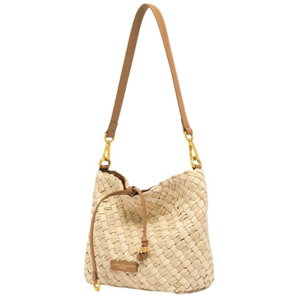 GIANNI CHIARINI Gianni Chiarini Borsa Mercy Donna Naturale in Paglia e Pelle - 6