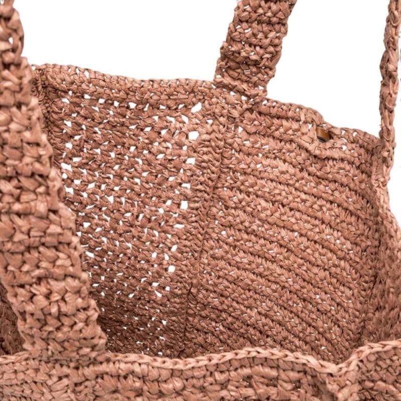 GIANNI CHIARINI Gianni Chiarini Borsa Nefeli Donna Blush in Tessuto e Sintetico - 7