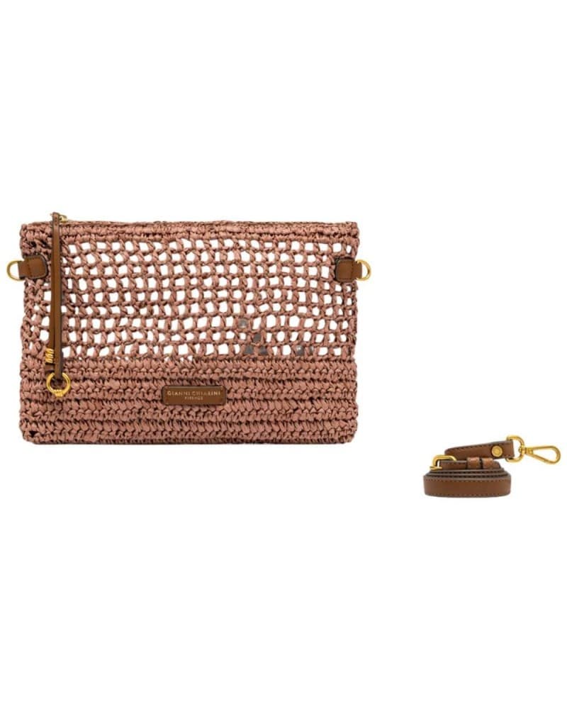 GIANNI CHIARINI Gianni Chiarini Borsa Nefeli Donna Blush in Tessuto e Sintetico - 9