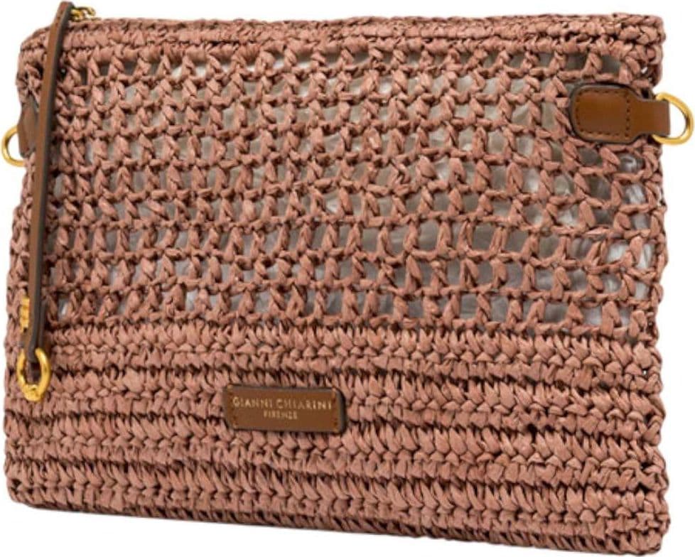 GIANNI CHIARINI Gianni Chiarini Borsa Nefeli Donna Blush in Tessuto e Sintetico - 6