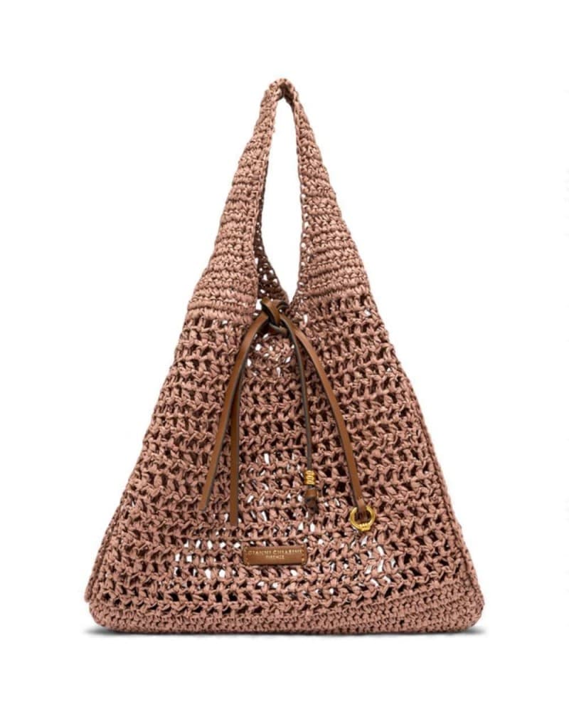 GIANNI CHIARINI Gianni Chiarini Borsa Nefeli Donna Blush in Tessuto e Sintetico - 9