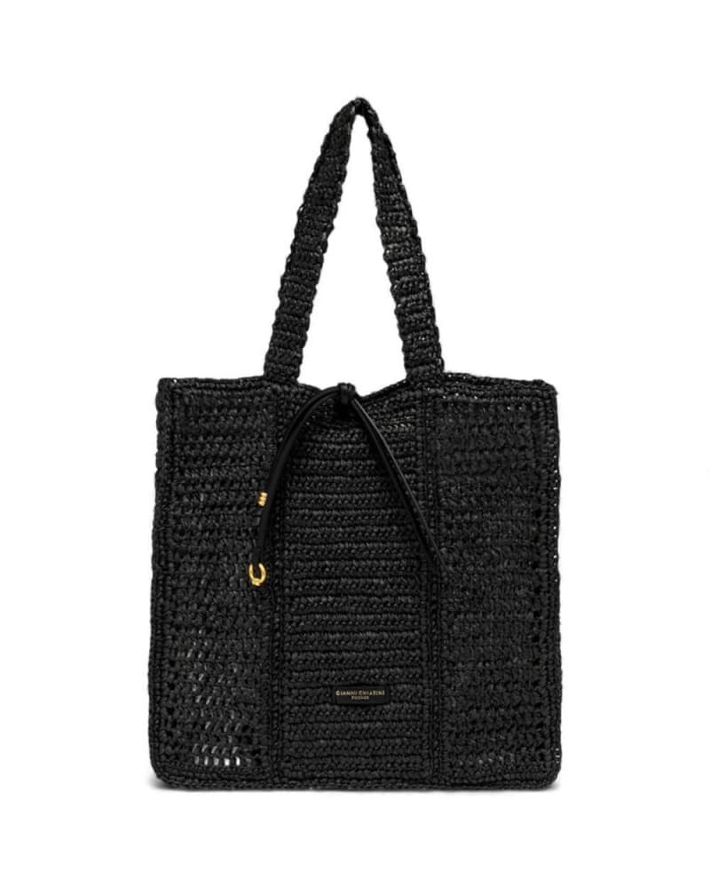 GIANNI CHIARINI Gianni Chiarini Borsa Nefeli Donna Nero in Tessuto e Sintetico – BLACK