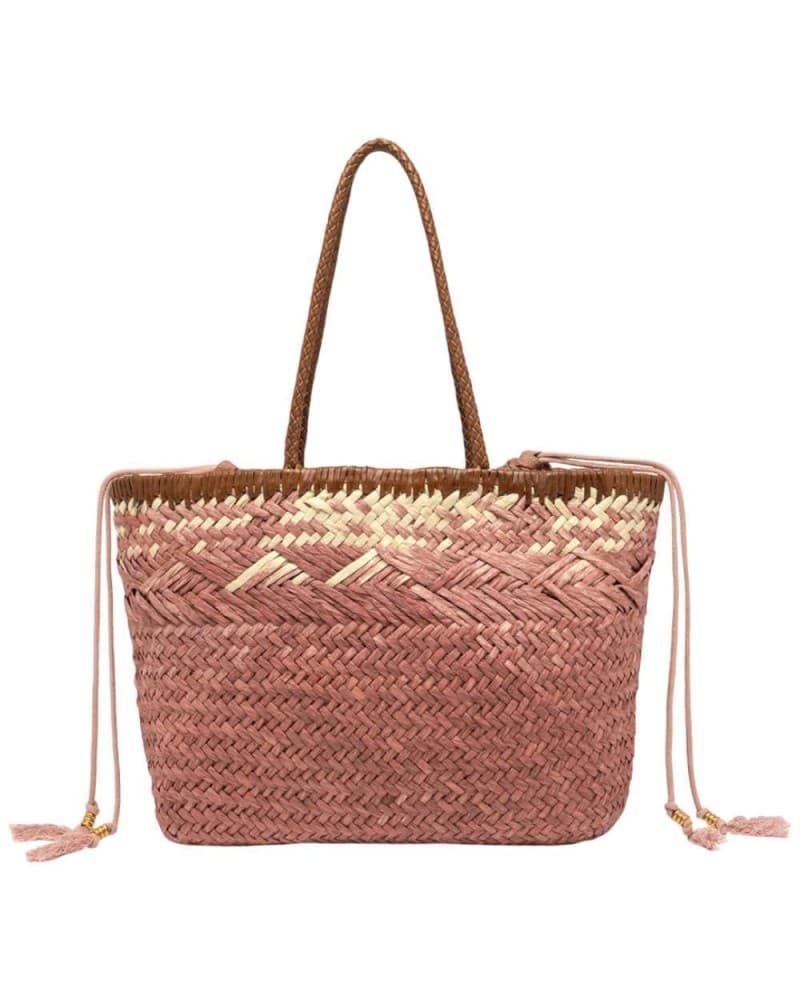 GIANNI CHIARINI Gianni Chiarini Borsa Paloma Donna Blush in Paglia e Pelle - 9